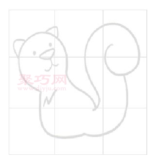 幼儿画雪豹 一起来学雪豹简笔画