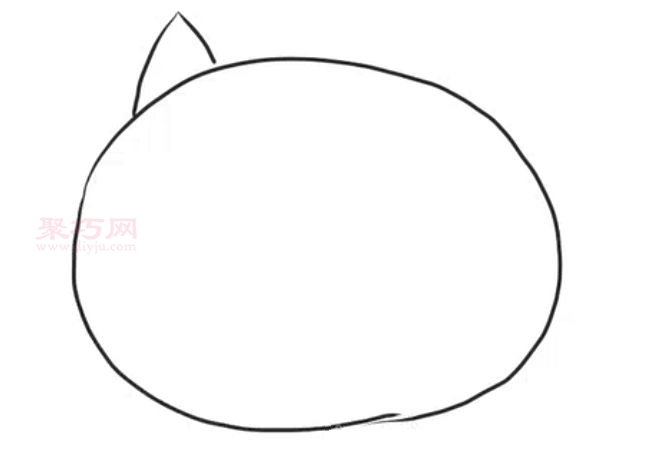 卡通猫咪画法图解 一起来学卡通猫咪简笔画